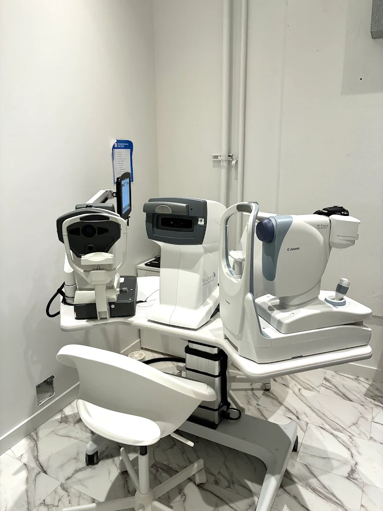 MUJOSH Richmond Centre eye exam equipment